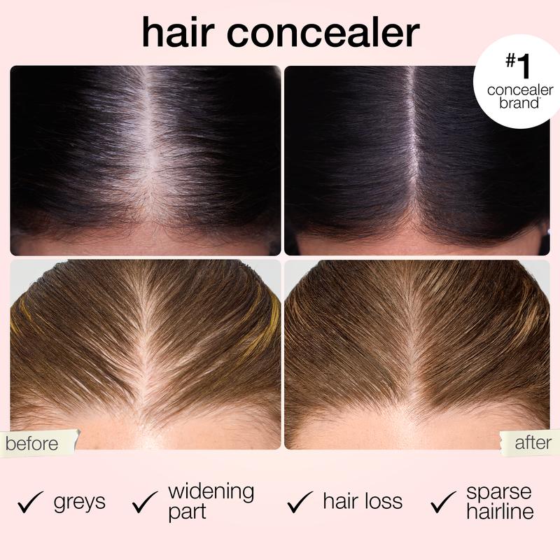 🌿 Touch & Go Hair Concealer – Blend Away Grays and Reveal Fuller-Looking Hair