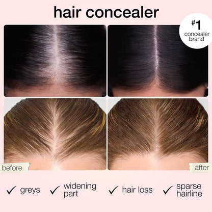 🌿 Touch & Go Hair Concealer – Blend Away Grays and Reveal Fuller-Looking Hair