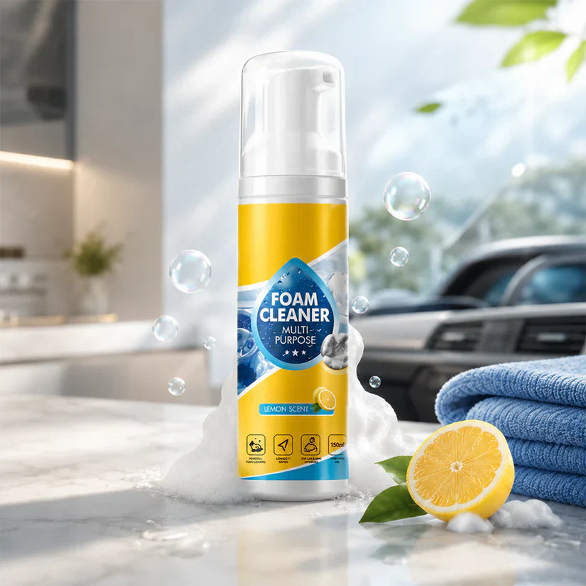 Hot Sale In 2026🔥4-in-1 Multi-Enzyme Foam Cleaner – Deep Clean Car, Kitchen, Bathroom & Sofa