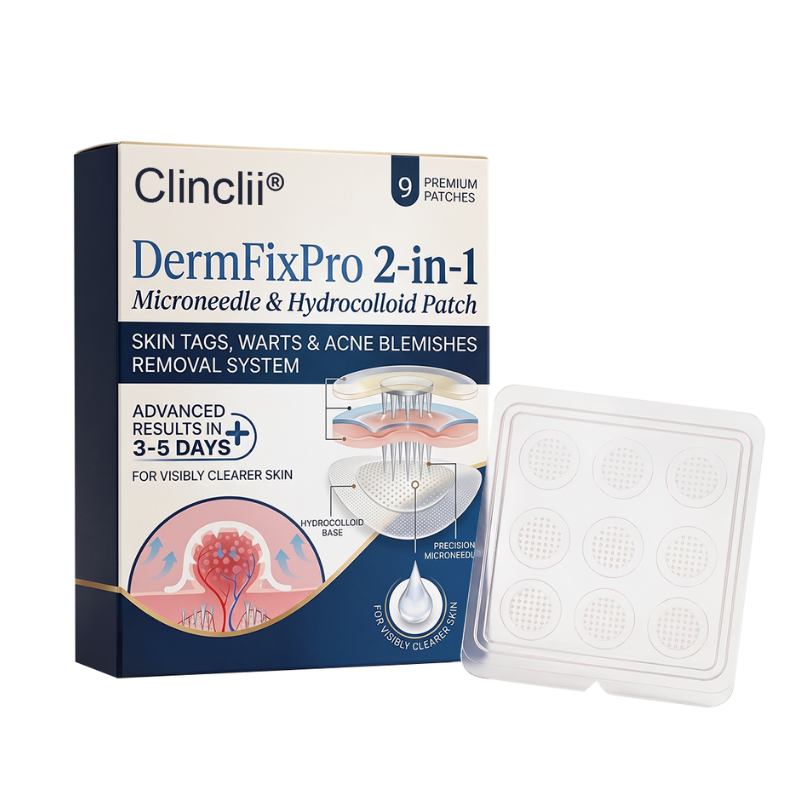 ✨Buy 1 Get 1 FREE Today Only – Clinclii® DermFixPro 2-in-1 Microneedle & Hydrocolloid Patch